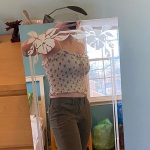 Flower print tank top